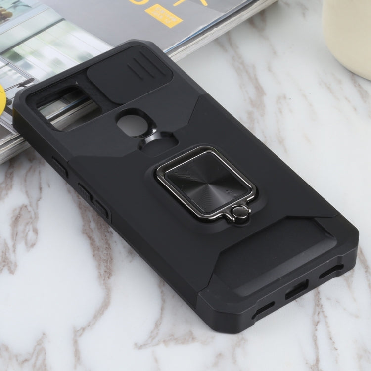Sliding Camera Cover Design PC + TPU Shockproof Case with Ring Holder & Card Slot, For Google Pixel 5a 5G, For Samsung Galaxy A42 5G, For Samsung Galaxy A72 5G, For Samsung Galaxy Note20 Ultra, For Samsung Galaxy S21 5G, For Samsung Galaxy S21+ 5G     ...