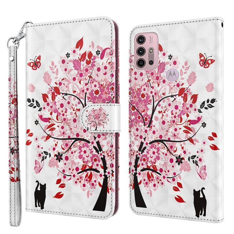 3D Painting Pattern Horizontal Flip TPU + PU Leather Case with Holder & Card Slots & Wallet, For Motorola Moto G30/G10/G20, For Motorola Moto G50