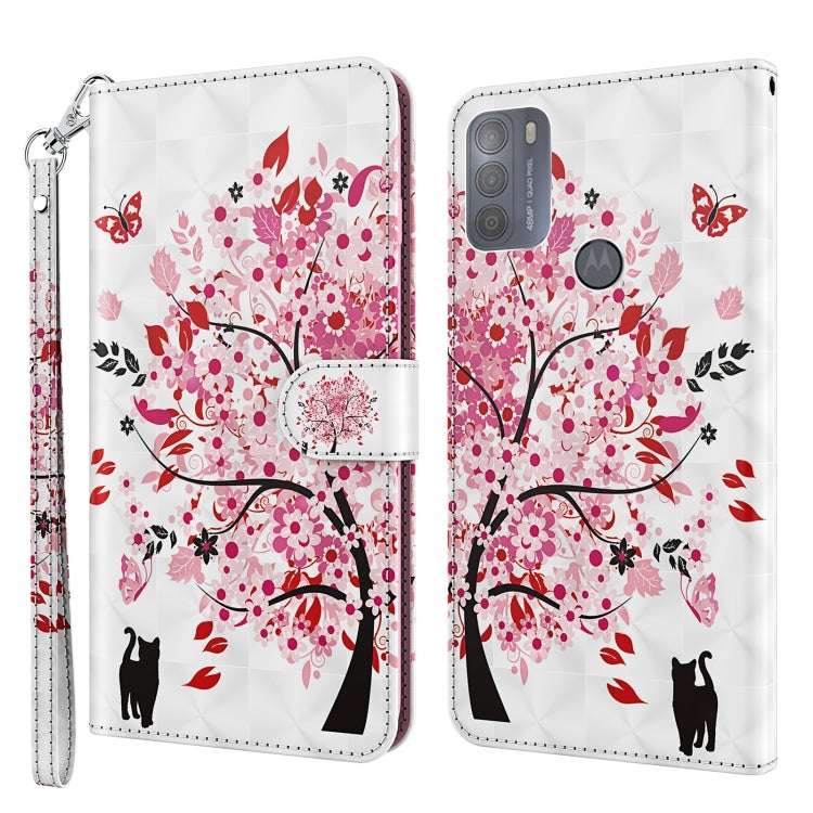 3D Painting Pattern Horizontal Flip TPU + PU Leather Case with Holder & Card Slots & Wallet, For Motorola Moto G30/G10/G20, For Motorola Moto G50