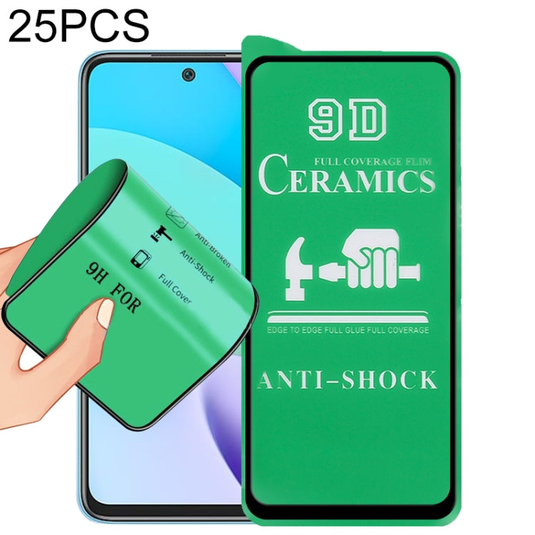 25 PCS 9D Full Screen Full Glue Ceramic Film, For Xiaomi Redmi 8 (25 PCS), For Samsung Galaxy A52s 5G (25 PCS), For Xiaomi Redmi 9A / 9A Sport / 9C / 9C NFC / Poco C31 / 9 Acitv (25 PCS), For Xiaomi Redmi 10 (25 PCS)                                    ...