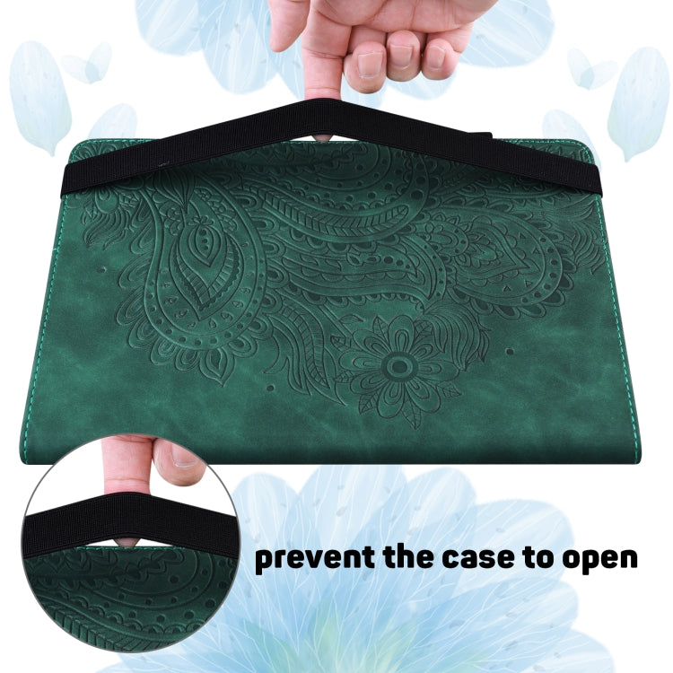 Peacock Embossed Pattern TPU + PU Horizontal Flip Leather Case with Holder & Card Slots & Wallet & Sleep / Wake-up Function, For Xiaomi Pad 5 Pro / Pad 5