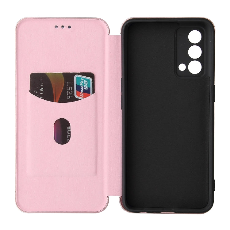 Carbon Fiber Texture Magnetic Horizontal Flip TPU + PC + PU Leather Case with Card Slot, For OPPO Realme GT Master, For OPPO Reno6 Z, For Motorola Edge 20 Lite, For Xiaomi Redmi 10, For Xiaomi Mix 4