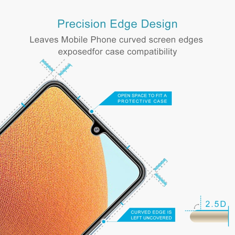 50 PCS 0.26mm 9H 2.5D Tempered Glass Film, For Samsung Galaxy A32 4G (50 PCS), For Samsung Galaxy A32 5G (50 PCS)
