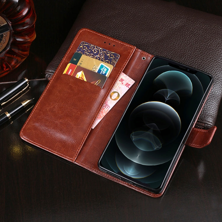 idewei Crazy Horse Texture Horizontal Flip Leather Case with Holder & Card Slots & Wallet, For iPhone 13 mini, For iPhone 13, For iPhone 13 Pro, For iPhone 13 Pro Max