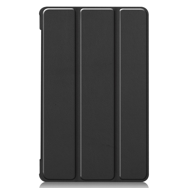 Custer Texture Horizontal Flip Leather Case with Three-folding Holder, For Lenovo Tab M8 3rd Gen