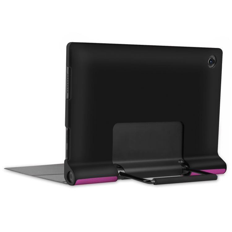 Custer Texture Horizontal Flip PU Leather Case with Holder & Sleep / Wake-up Function, For Lenovo Yoga Tab 11 / YT-J706X