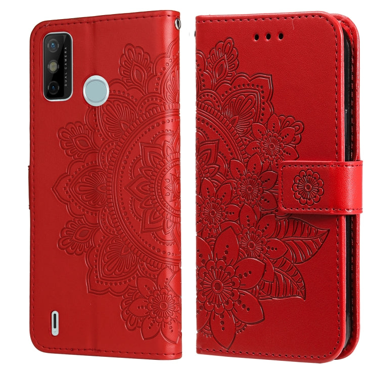 7-petal Flowers Embossing Pattern Horizontal Flip PU Leather Case with Holder & Card Slots & Wallet & Photo Frame, For Infinix Hot 9 / Note 7 Lite / X655C, For Tecno Pop 2 F / Pop 2 Power, For Infinix Smart 5 / Hot 10 Lite / X657, For Tecno Spark 6 Go ...