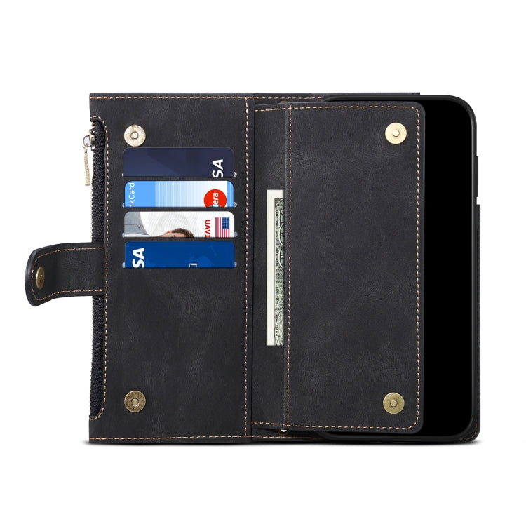 Retro Frosted Horizontal Flip Leather Case with Holder & Card Slot & Wallet & Zipper Pocket & Lanyard, For Samsung Galaxy S21 5G, For Samsung Galaxy S21+ 5G, For Samsung Galaxy S21 Ultra 5G, For Samsung Galaxy S21 FE 5G, For Samsung Galaxy A52 5G / 4G ...