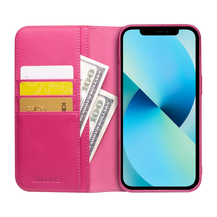 QIALINO Business Horizontal Flip Leather Case with Holder & Card Slots & Wallet, For iPhone 13, For iPhone 13 mini, For iPhone 13 Pro, For iPhone 13 Pro Max