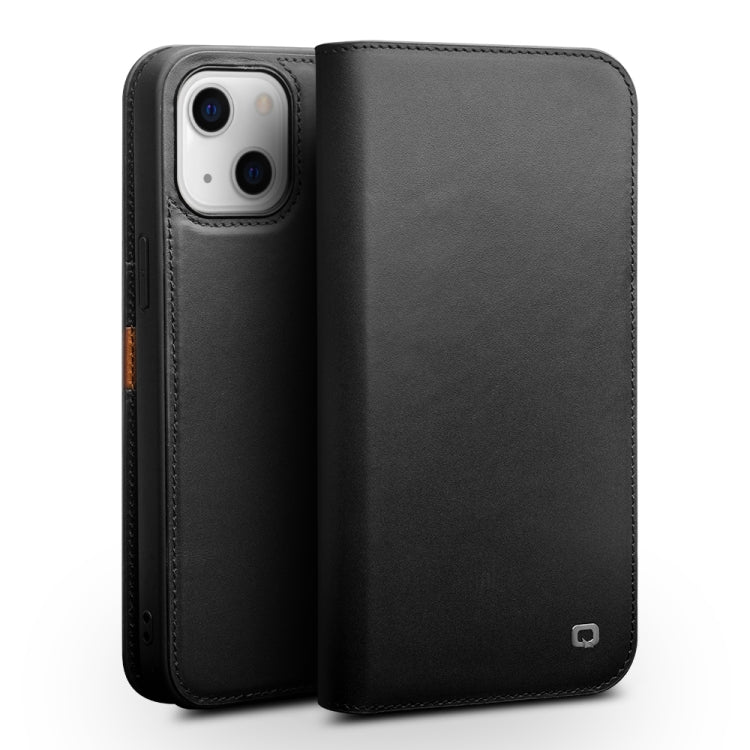 QIALINO Business Horizontal Flip Leather Case with Holder & Card Slots & Wallet, For iPhone 13, For iPhone 13 mini, For iPhone 13 Pro, For iPhone 13 Pro Max