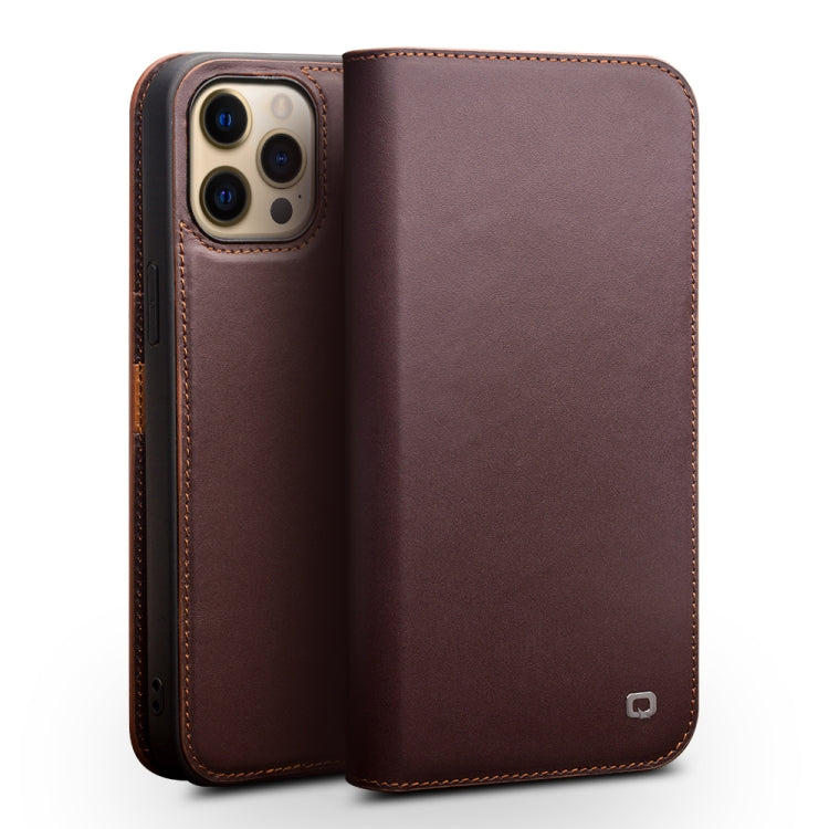 QIALINO Business Horizontal Flip Leather Case with Holder & Card Slots & Wallet, For iPhone 13, For iPhone 13 mini, For iPhone 13 Pro, For iPhone 13 Pro Max