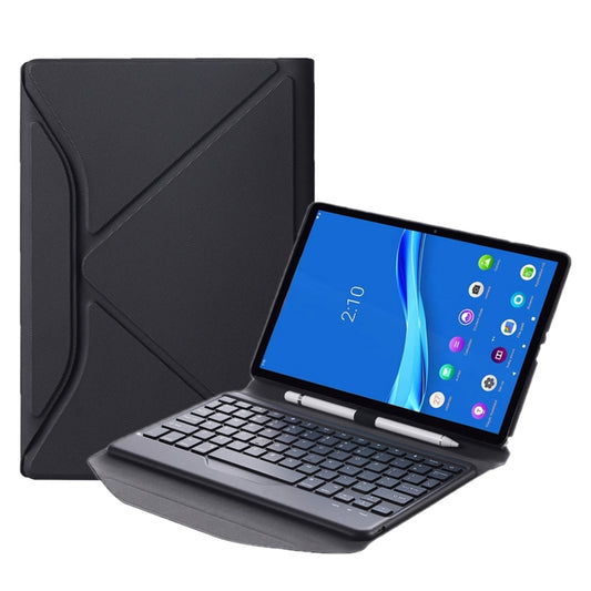 BM10 Diamond Texture Detachable Bluetooth Keyboard Leather Case with Pen Slot & Triangular Back Support, For Lenovo Smart Tab M10 HPD Plus TB-X606F 10.3 inch, For Lenovo Pad Plus 11 inch TB-J607F / Tab P11 11 inch TB-J606F                              ...