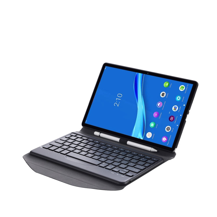 BM10 Diamond Texture Detachable Bluetooth Keyboard Leather Case with Pen Slot & Triangular Back Support, For Lenovo Smart Tab M10 HPD Plus TB-X606F 10.3 inch, For Lenovo Pad Plus 11 inch TB-J607F / Tab P11 11 inch TB-J606F                              ...