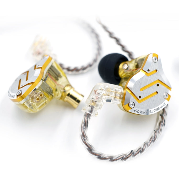 KZ ZS10 Pro 10-unit Ring Iron Gaming In-ear Wired Earphone,, ZS10 Pro Standard Version(Glare Gold), ZS10 Pro Standard Version(Purple), ZS10 Pro Mic Version(Black), ZS10 Pro Standard Version(Diamond Blue), ZS10 Pro Mic Version(Blue)                     ...