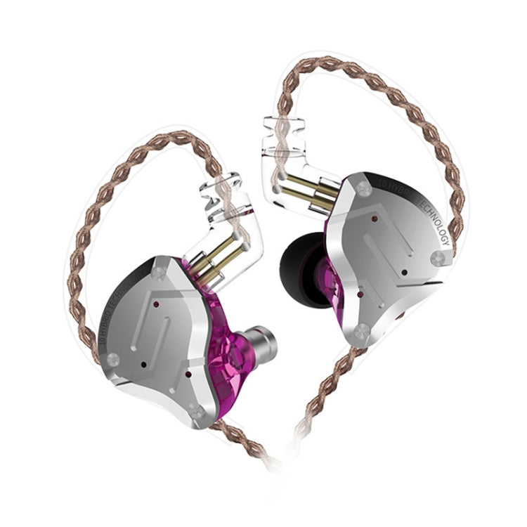 KZ ZS10 Pro 10-unit Ring Iron Gaming In-ear Wired Earphone,, ZS10 Pro Standard Version(Glare Gold), ZS10 Pro Standard Version(Purple), ZS10 Pro Mic Version(Black), ZS10 Pro Standard Version(Diamond Blue), ZS10 Pro Mic Version(Blue)                     ...