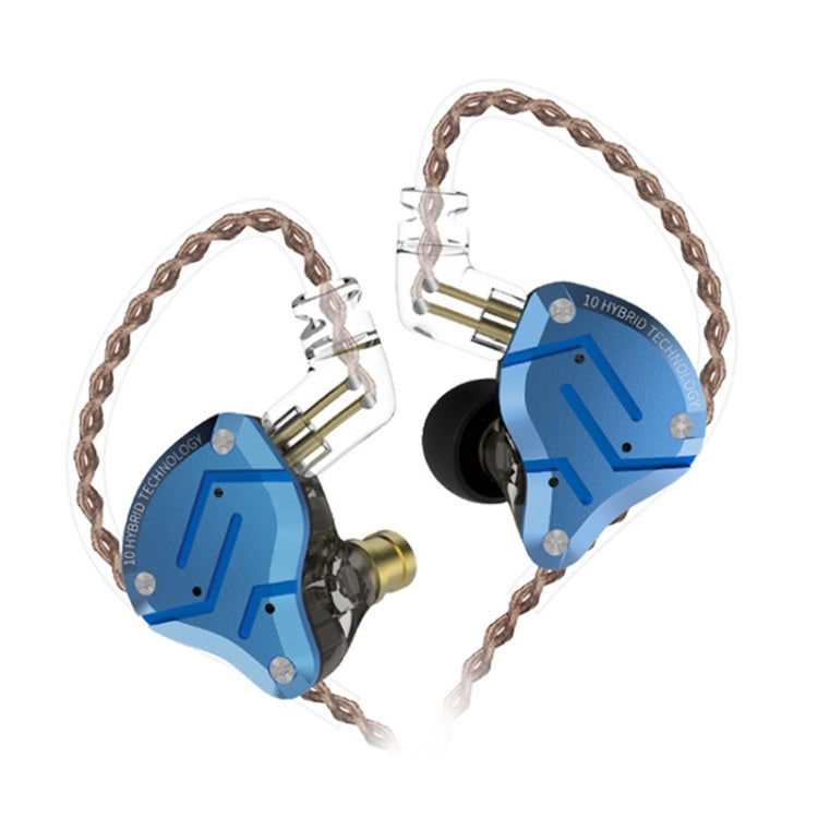 KZ ZS10 Pro 10-unit Ring Iron Gaming In-ear Wired Earphone,, ZS10 Pro Standard Version(Glare Gold), ZS10 Pro Standard Version(Purple), ZS10 Pro Mic Version(Black), ZS10 Pro Standard Version(Diamond Blue), ZS10 Pro Mic Version(Blue)                     ...