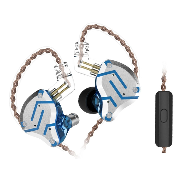 KZ ZS10 Pro 10-unit Ring Iron Gaming In-ear Wired Earphone,, ZS10 Pro Standard Version(Glare Gold), ZS10 Pro Standard Version(Purple), ZS10 Pro Mic Version(Black), ZS10 Pro Standard Version(Diamond Blue), ZS10 Pro Mic Version(Blue)                     ...