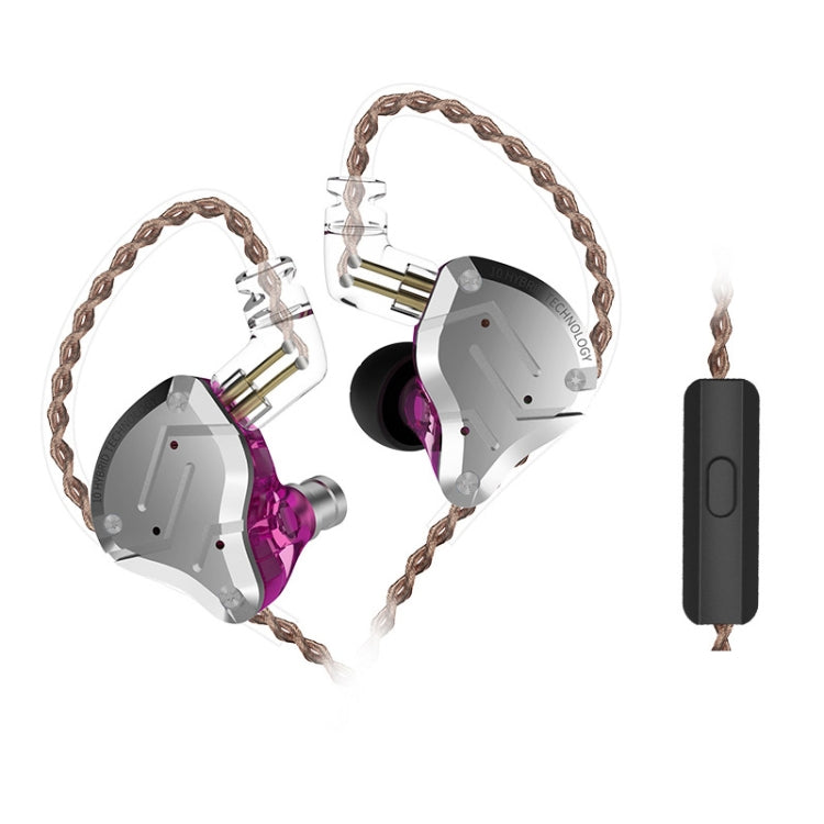 KZ ZS10 Pro 10-unit Ring Iron Gaming In-ear Wired Earphone,, ZS10 Pro Standard Version(Glare Gold), ZS10 Pro Standard Version(Purple), ZS10 Pro Mic Version(Black), ZS10 Pro Standard Version(Diamond Blue), ZS10 Pro Mic Version(Blue)                     ...
