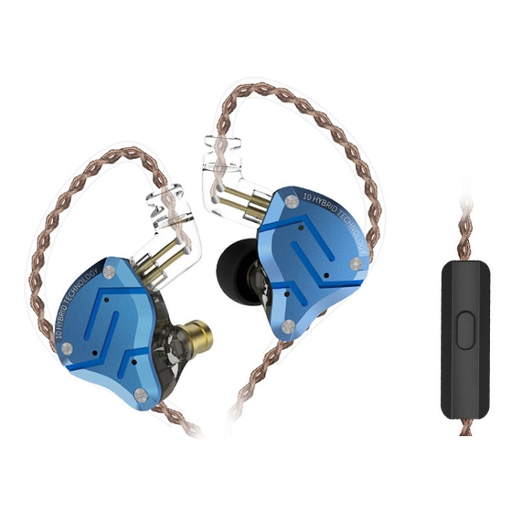 KZ ZS10 Pro 10-unit Ring Iron Gaming In-ear Wired Earphone,, ZS10 Pro Standard Version(Glare Gold), ZS10 Pro Standard Version(Purple), ZS10 Pro Mic Version(Black), ZS10 Pro Standard Version(Diamond Blue), ZS10 Pro Mic Version(Blue)                     ...
