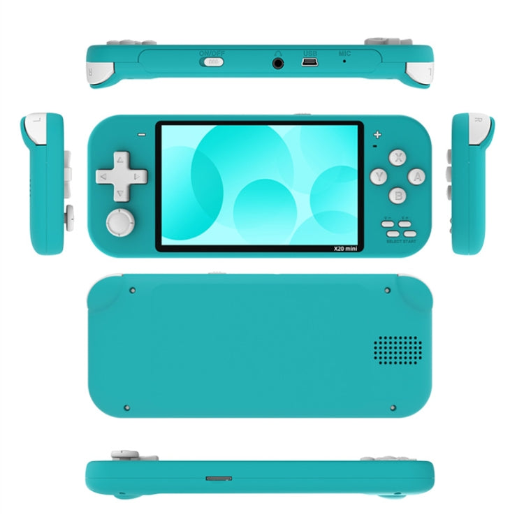 X20 mini Classic Games Handheld Game Console with 4.3 inch Screen & 8GB Memory, X20 mini / Blue, X20 mini / Grey, X20 mini / Yellow, X20 mini / Green