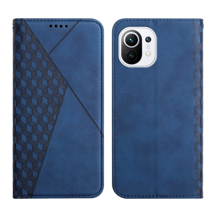Diamond Pattern Splicing Skin Feel Magnetic Horizontal Flip Leather Case with Card Slots & Holder & Wallet, For Xiaomi Mi 11 Lite, For Xiaomi Mi 11 Pro, For Xiaomi Mi 11, For Xiaomi Poco M3 / Redmi 9T, For Xiaomi Mi 10T Pro 5G / Mi 10T 5G              ...