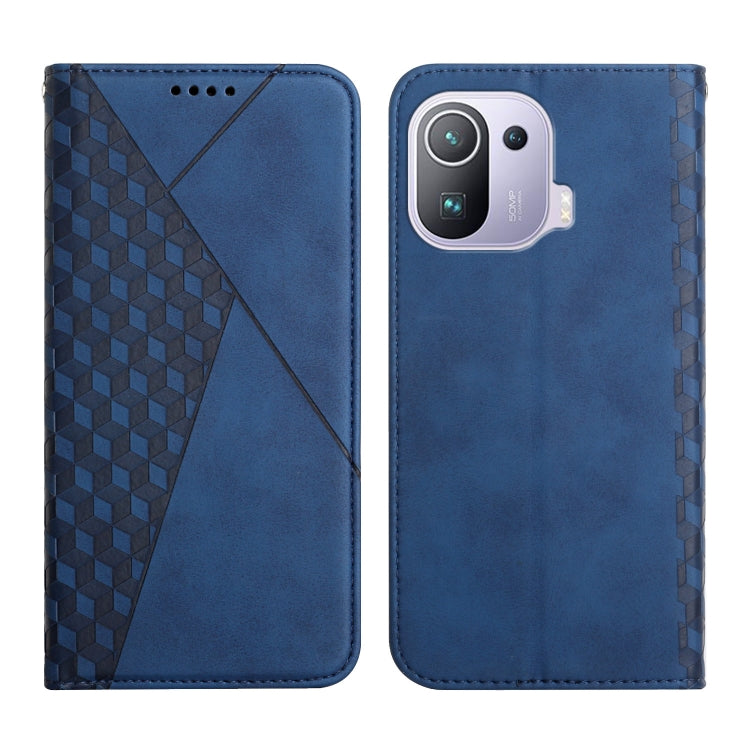 Diamond Pattern Splicing Skin Feel Magnetic Horizontal Flip Leather Case with Card Slots & Holder & Wallet, For Xiaomi Mi 11 Lite, For Xiaomi Mi 11 Pro, For Xiaomi Mi 11, For Xiaomi Poco M3 / Redmi 9T, For Xiaomi Mi 10T Pro 5G / Mi 10T 5G              ...