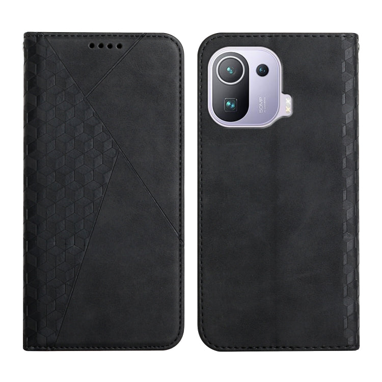 Diamond Pattern Splicing Skin Feel Magnetic Horizontal Flip Leather Case with Card Slots & Holder & Wallet, For Xiaomi Mi 11 Lite, For Xiaomi Mi 11 Pro, For Xiaomi Mi 11, For Xiaomi Poco M3 / Redmi 9T, For Xiaomi Mi 10T Pro 5G / Mi 10T 5G              ...