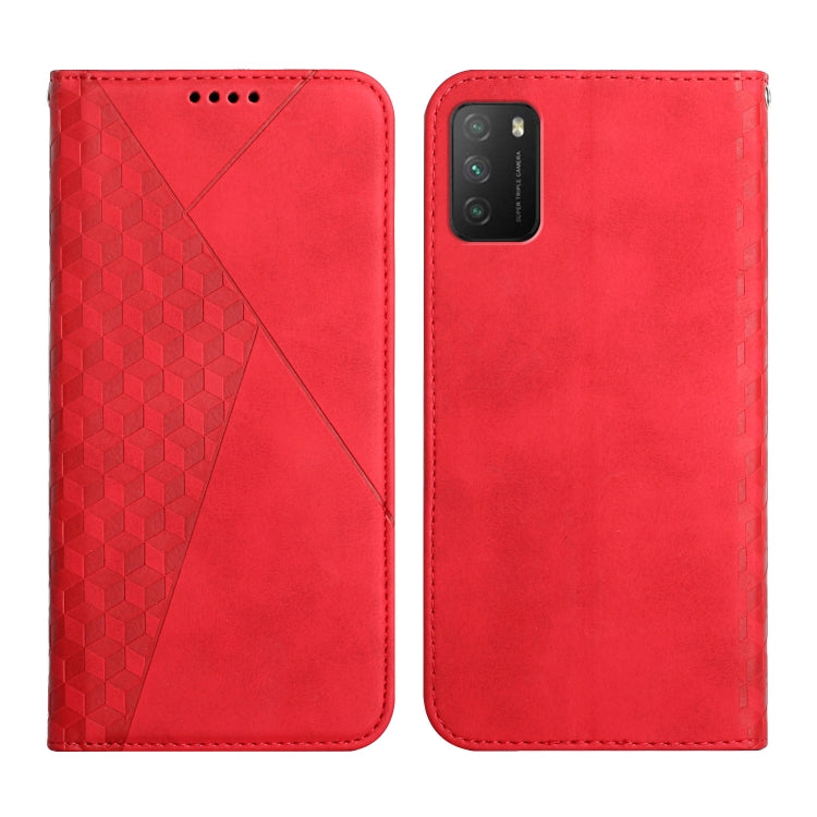 Diamond Pattern Splicing Skin Feel Magnetic Horizontal Flip Leather Case with Card Slots & Holder & Wallet, For Xiaomi Mi 11 Lite, For Xiaomi Mi 11 Pro, For Xiaomi Mi 11, For Xiaomi Poco M3 / Redmi 9T, For Xiaomi Mi 10T Pro 5G / Mi 10T 5G              ...
