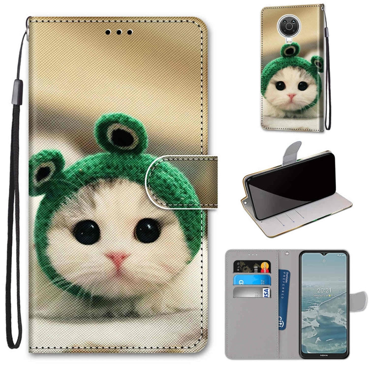Coloured Drawing Cross Texture Horizontal Flip PU Leather Case with Holder & Card Slots & Wallet & Lanyard, For Huawei P50 Pro, For Nokia 6.3 / G20 / G10