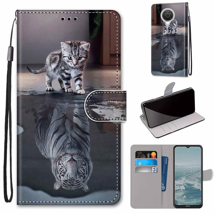 Coloured Drawing Cross Texture Horizontal Flip PU Leather Case with Holder & Card Slots & Wallet & Lanyard, For Huawei P50 Pro, For Nokia 6.3 / G20 / G10
