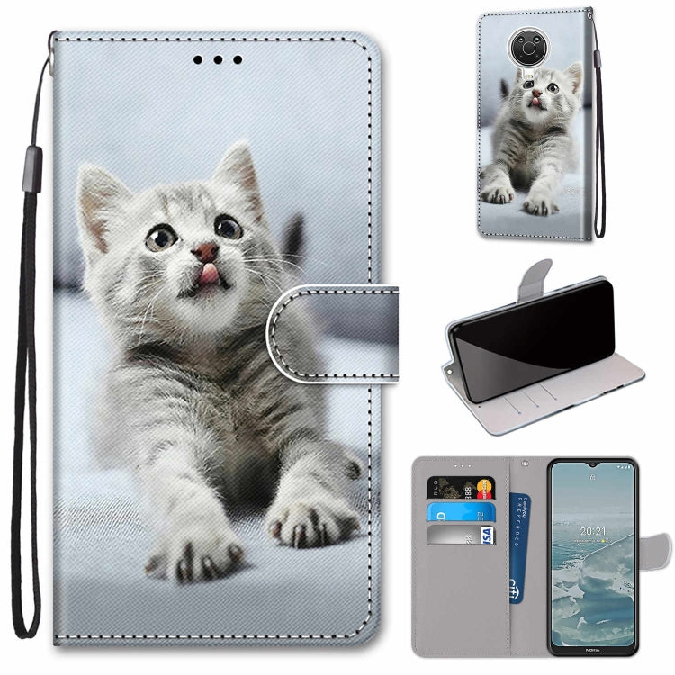 Coloured Drawing Cross Texture Horizontal Flip PU Leather Case with Holder & Card Slots & Wallet & Lanyard, For Huawei P50 Pro, For Nokia 6.3 / G20 / G10