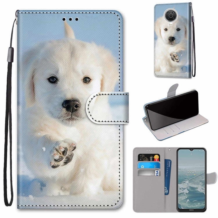 Coloured Drawing Cross Texture Horizontal Flip PU Leather Case with Holder & Card Slots & Wallet & Lanyard, For Huawei P50 Pro, For Nokia 6.3 / G20 / G10