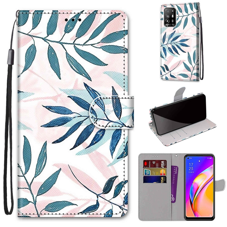 Coloured Drawing Cross Texture Horizontal Flip PU Leather Case with Holder & Card Slots & Wallet & Lanyard, For OPPO A94 5G / A95 5G / F19 Pro+ 5G, For Xiaomi Redmi 10