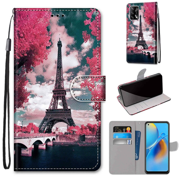 Coloured Drawing Cross Texture Horizontal Flip PU Leather Case with Holder & Card Slots & Wallet & Lanyard, For OPPO A72 5G / A73 5G / A53 5G, For OPPO A74 4G / F19