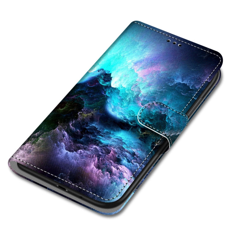 Coloured Drawing Cross Texture Horizontal Flip PU Leather Case with Holder & Card Slots & Wallet & Lanyard, For OPPO F19 Pro+ 5G / A94 5G / A95 5G