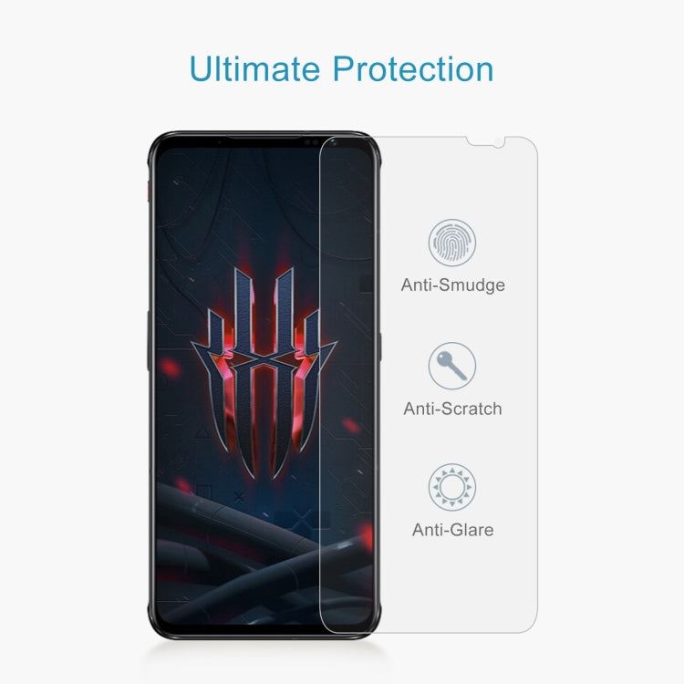 10 PCS 0.26mm 9H 2.5D Tempered Glass Film, For ZTE nubia Red Magic 6s / 6s Pro (10 PCS)