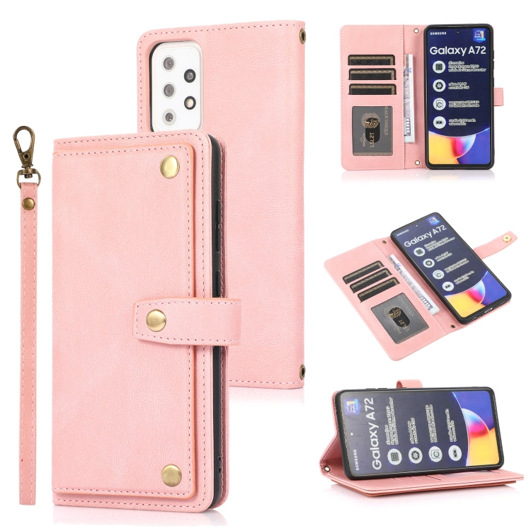 PU + TPU Horizontal Flip Leather Case with Holder & Card Slot & Wallet & Lanyard, For Samsung Galaxy A11, For Samsung Galaxy A21s, For Samsung Galaxy A32 5G, For Samsung Galaxy A51 4G, For Samsung Galaxy A52 5G / 4G, For Samsung Galaxy A71 4G          ...