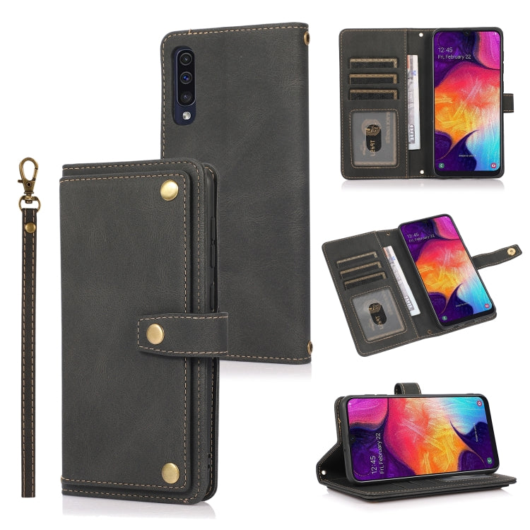 PU + TPU Horizontal Flip Leather Case with Holder & Card Slot & Wallet & Lanyard, For Samsung Galaxy A50 / A30s / A50s, For Samsung Galaxy S8, For Samsung Galaxy S9, For Samsung Galaxy S9+
