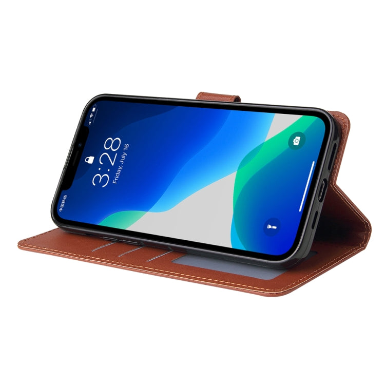 Multifunctional Horizontal Flip Leather Case, with Three Card Slot & Holder & Double Zip Wallett & Photo Frame & Lanyard, For iPhone 13 mini, For iPhone 13, For iPhone 13 Pro, For iPhone 13 Pro Max