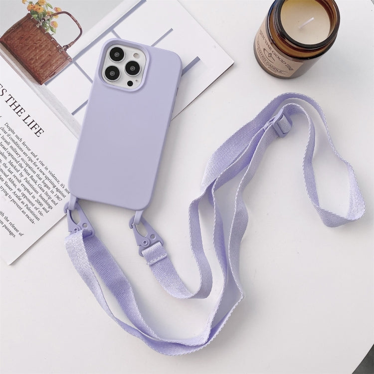 Elastic Silicone Protective Case with Wide Neck Lanyard, For iPhone 13, For iPhone 13 Pro, For iPhone 13 Pro Max, For iPhone 12 / 12 Pro, For iPhone 11, For iPhone 11 Pro, For iPhone 13 mini, For iPhone 12 Pro Max, For iPhone 11 Pro Max