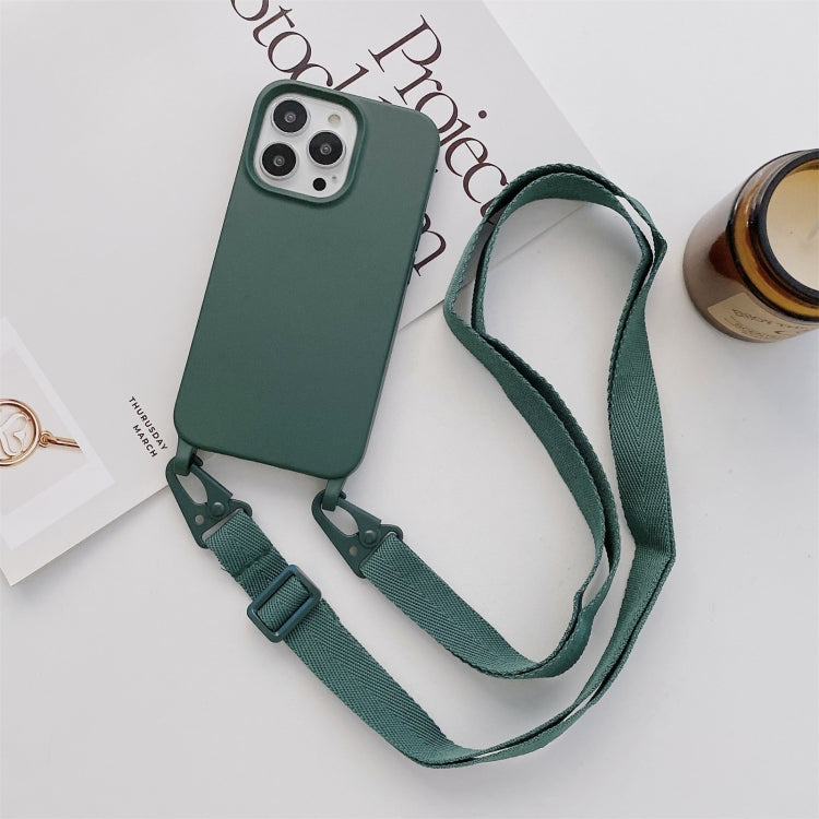 Elastic Silicone Protective Case with Wide Neck Lanyard, For iPhone 13, For iPhone 13 Pro, For iPhone 13 Pro Max, For iPhone 12 / 12 Pro, For iPhone 11, For iPhone 11 Pro, For iPhone 13 mini, For iPhone 12 Pro Max, For iPhone 11 Pro Max