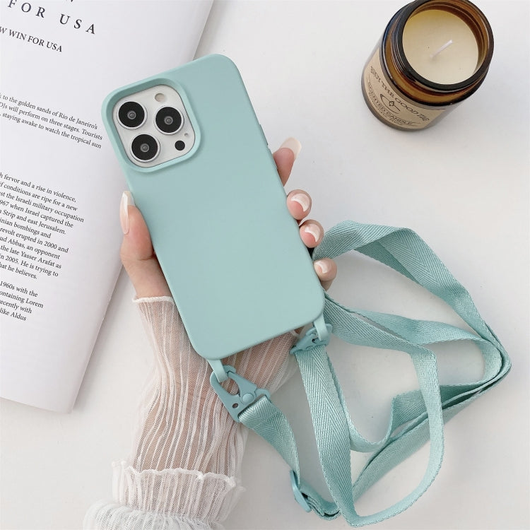 Elastic Silicone Protective Case with Wide Neck Lanyard, For iPhone 13, For iPhone 13 Pro, For iPhone 13 Pro Max, For iPhone 12 / 12 Pro, For iPhone 11, For iPhone 11 Pro, For iPhone 13 mini, For iPhone 12 Pro Max