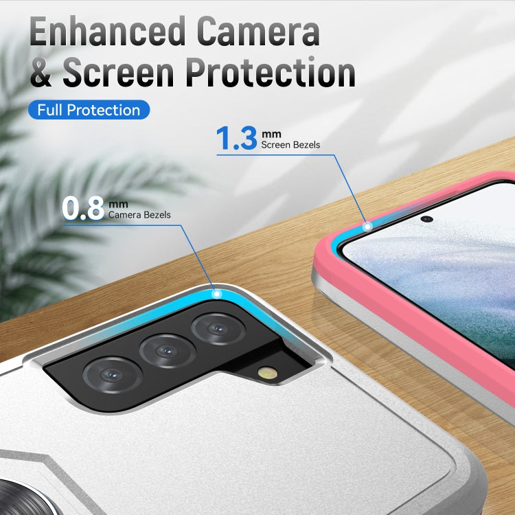 Pioneer Armor Heavy Duty PC + TPU Shockproof Case with Holder, For Samsung Galay S21 5G, For Samsung Galay S21+ 5G, For Samsung Galay S21 Ultra 5G, For Samsung Galay S21 FE, For Samsung Galay A32 5G, For Samsung Galay A32 4G