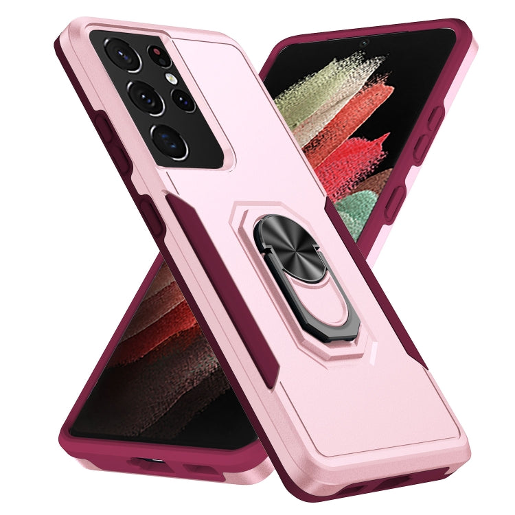Pioneer Armor Heavy Duty PC + TPU Shockproof Case with Holder, For Samsung Galay S21 5G, For Samsung Galay S21+ 5G, For Samsung Galay S21 Ultra 5G, For Samsung Galay S21 FE, For Samsung Galay A32 5G, For Samsung Galay A32 4G