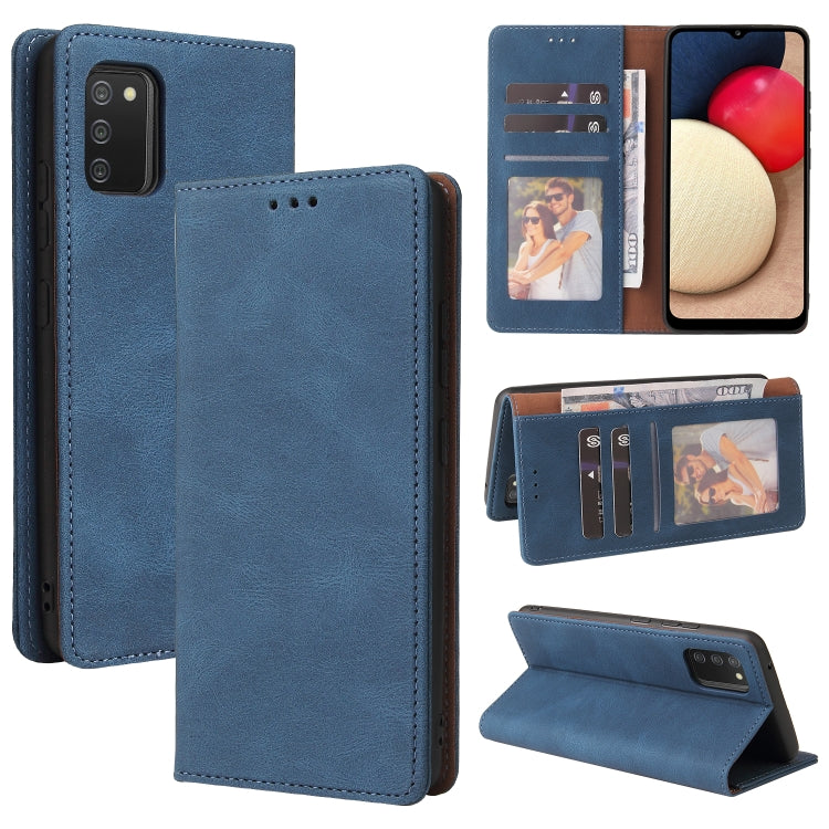 Simple Suction Closure Horizontal Flip Leather Case with Holder & Card Slot & Wallet, For Samsung Galaxy A01 EU Version, For Samsung Galaxy A02, For Samsung Galaxy A02s, For Samsung Galaxy A11 EU Version, For Samsung Galaxy A11 US Version              ...