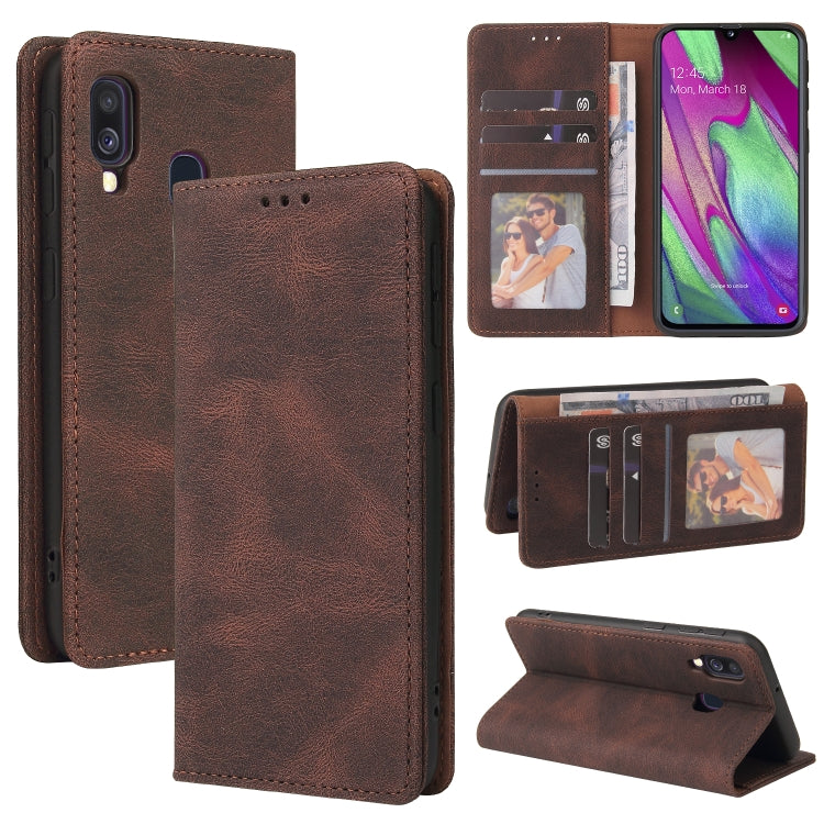 Simple Suction Closure Horizontal Flip Leather Case with Holder & Card Slot & Wallet, For Samsung Galaxy A40, For Samsung Galaxy A42 5G, For Samsung Galaxy A50, For Samsung Galaxy A51, For Samsung Galaxy A51 5G, For Samsung Galaxy A52 5G / 4G          ...