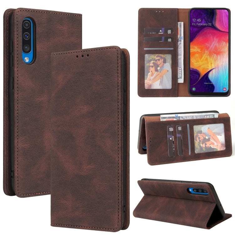 Simple Suction Closure Horizontal Flip Leather Case with Holder & Card Slot & Wallet, For Samsung Galaxy A40, For Samsung Galaxy A42 5G, For Samsung Galaxy A50, For Samsung Galaxy A51, For Samsung Galaxy A51 5G, For Samsung Galaxy A52 5G / 4G          ...