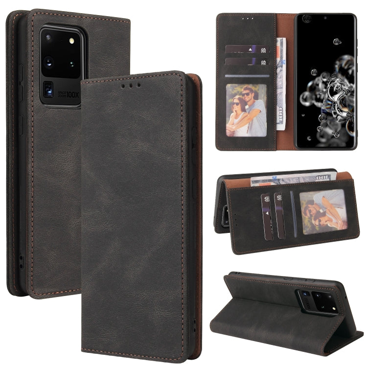 Simple Suction Closure Horizontal Flip Leather Case with Holder & Card Slot & Wallet, For Samsung Galaxy Note10, For Samsung Galaxy Note20 Ultra, For Samsung Galaxy S20 Ultra, For Samsung Galaxy S21 5G, For Samsung Galaxy S21 FE 5G                     ...