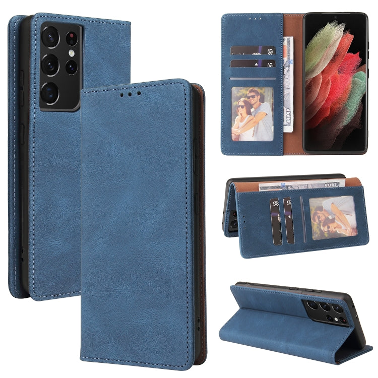 Simple Suction Closure Horizontal Flip Leather Case with Holder & Card Slot & Wallet, For Samsung Galaxy Note10, For Samsung Galaxy Note20 Ultra, For Samsung Galaxy S20 Ultra, For Samsung Galaxy S21 5G, For Samsung Galaxy S21 FE 5G                     ...