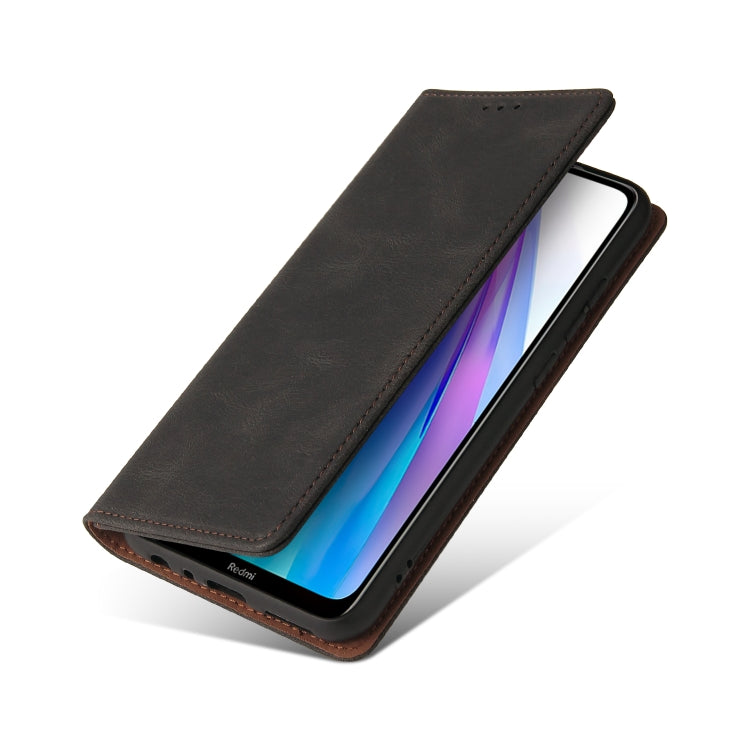 Simple Suction Closure Horizontal Flip Leather Case with Holder & Card Slot & Wallet, For Xiaomi Redmi Note 8T, For Xiaomi Redmi Note 9 / 10X 4G, For Xiaomi Redmi Note 8, For Xiaomi Redmi Note 8 Pro, For Xiaomi Redmi Note 10, For Xiaomi Redmi Note 10 P...